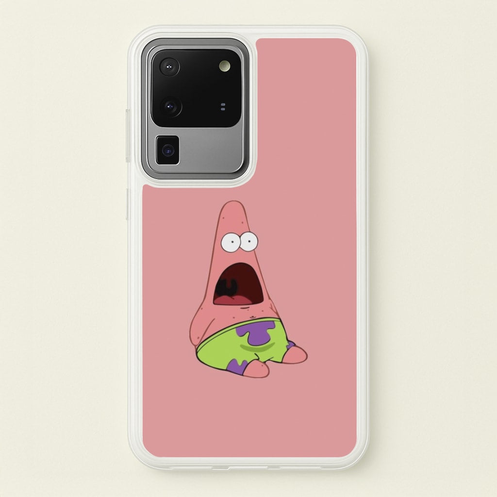 Surprised Patrick  - Spongebob Phone Case for Galaxy S20 Ultra