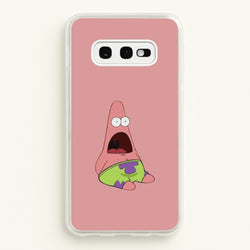 Surprised Patrick  - Spongebob Phone Case for Galaxy S10e