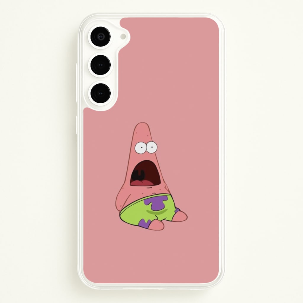 Surprised Patrick  - Spongebob Phone Case for Galaxy S23 Plus