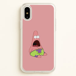 Surprised Patrick  - Spongebob Phone Case for iPhone X / XS