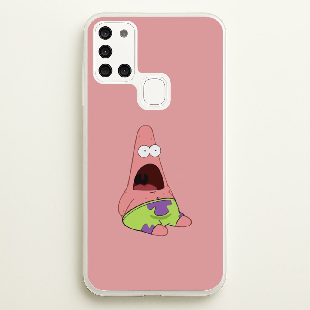 Surprised Patrick  - Spongebob Phone Case for Galaxy A21s