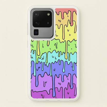 Dripping Rainbow  - Pattern Phone Case for Galaxy S20 Ultra