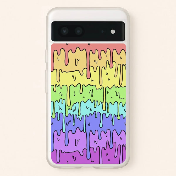 Dripping Rainbow  - Pattern Phone Case for Google Pixel 7