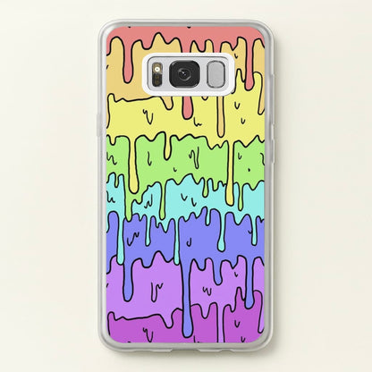 Dripping Rainbow  - Pattern Phone Case for Galaxy S8
