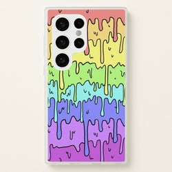 Dripping Rainbow  - Pattern Phone Case for Galaxy S24 Ultra