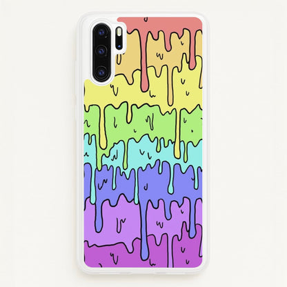 Dripping Rainbow  - Pattern Phone Case for Huawei P30 Pro