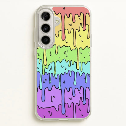 Dripping Rainbow  - Pattern Phone Case for Galaxy A56