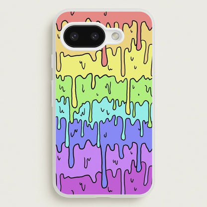 Dripping Rainbow  - Pattern Phone Case for Google Pixel 9a