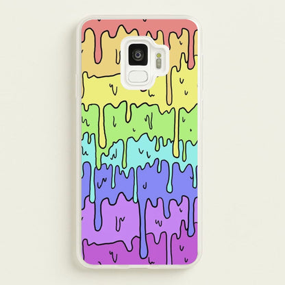 Dripping Rainbow  - Pattern Phone Case for Galaxy S9