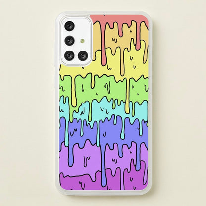 Dripping Rainbow  - Pattern Phone Case for Galaxy A71