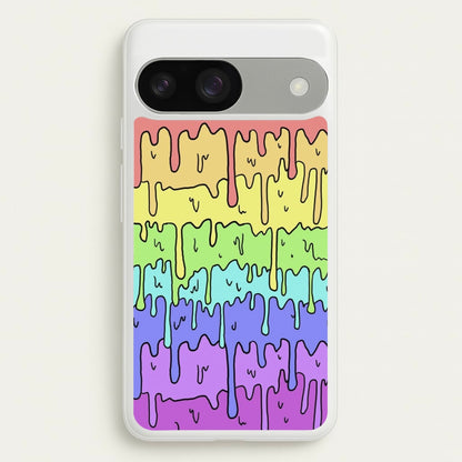 Dripping Rainbow  - Pattern Phone Case for Google Pixel 9 / 9 Pro