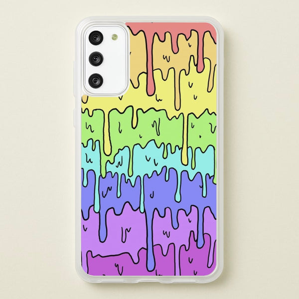 Dripping Rainbow  - Pattern Phone Case for Galaxy S20FE