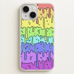 Dripping Rainbow  - Pattern Phone Case for iPhone 13 Mini