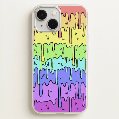 Dripping Rainbow  - Pattern Phone Case for iPhone 13 Mini