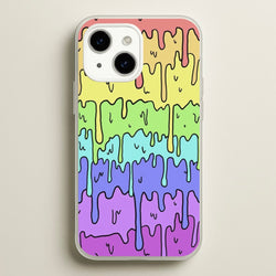 Dripping Rainbow  - Pattern Phone Case for iPhone 15