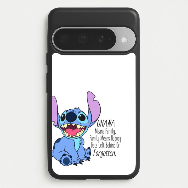 Ohana Means Family - Blue Alien Phone Case for Google Pixel 10 Pro XL
