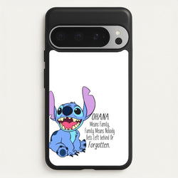 Ohana Means Family - Blue Alien  - Disney Phone Case for Google Pixel 9 Pro XL