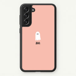 Boo - Ghost Halloween  - Halloween Phone Case for Galaxy S21