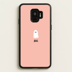 Boo - Ghost Halloween  - Halloween Phone Case for Galaxy S9