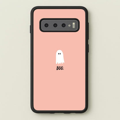 Boo - Ghost Halloween  - Halloween Phone Case for Galaxy S10 Plus