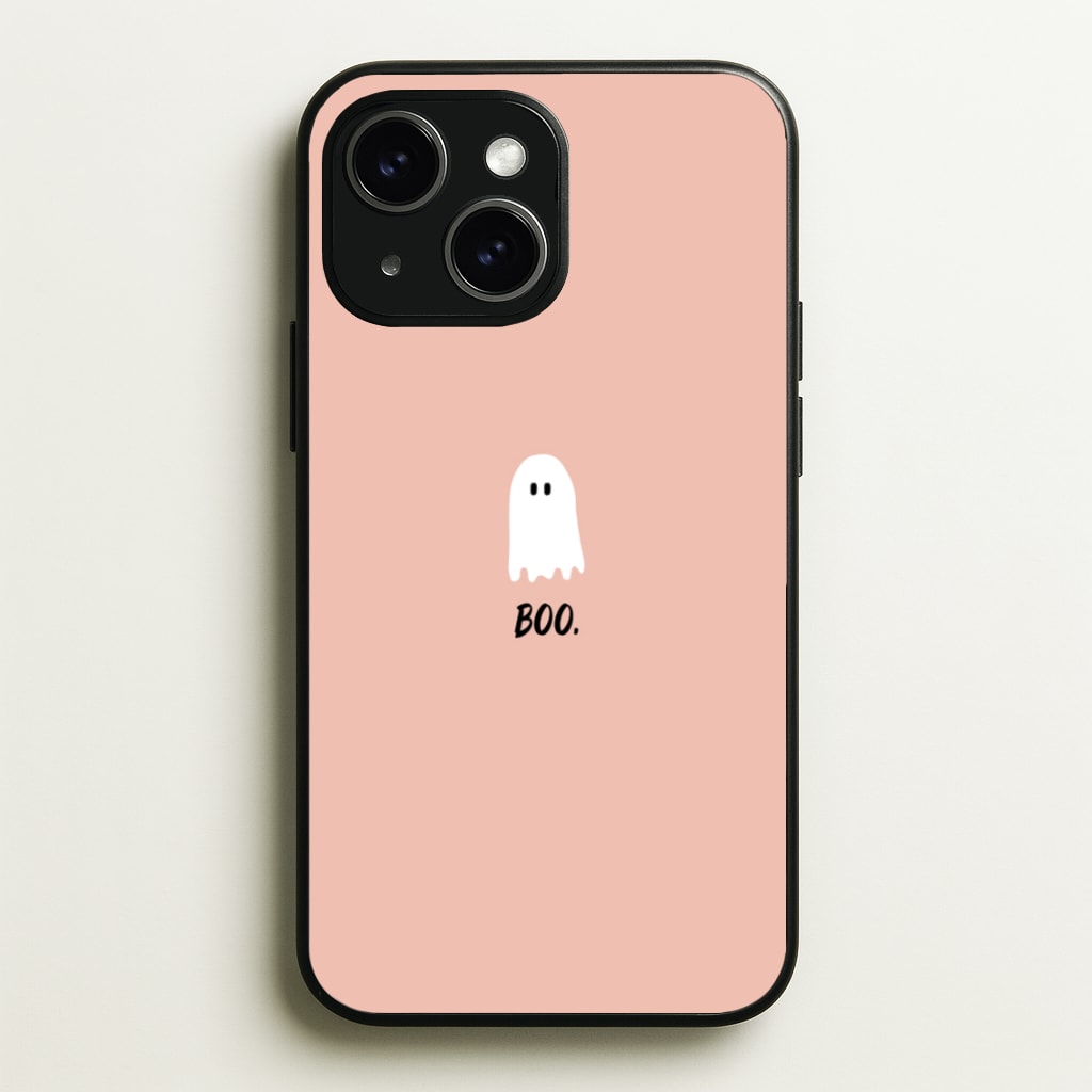 Boo - Ghost Halloween  - Halloween Phone Case for iPhone 15 Plus