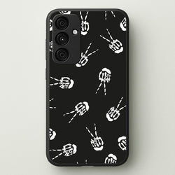 Skeleton Fingers - Halloween  - Halloween Phone Case for Galaxy A35