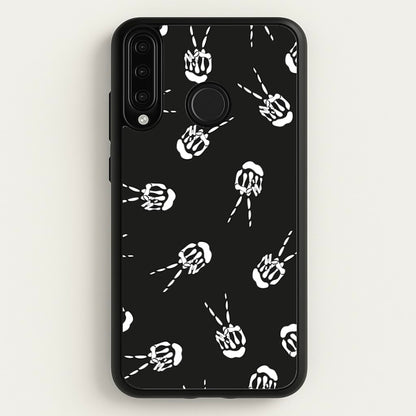 Skeleton Fingers - Halloween  - Halloween Phone Case for Huawei P30 Lite