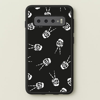 Skeleton Fingers - Halloween  - Halloween Phone Case for Galaxy S10 Plus