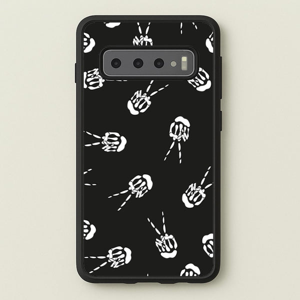 Skeleton Fingers - Halloween  - Halloween Phone Case for Galaxy S10 Plus