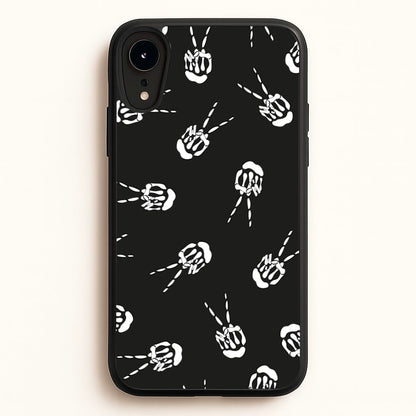 Skeleton Fingers - Halloween  - Halloween Phone Case for iPhone XR