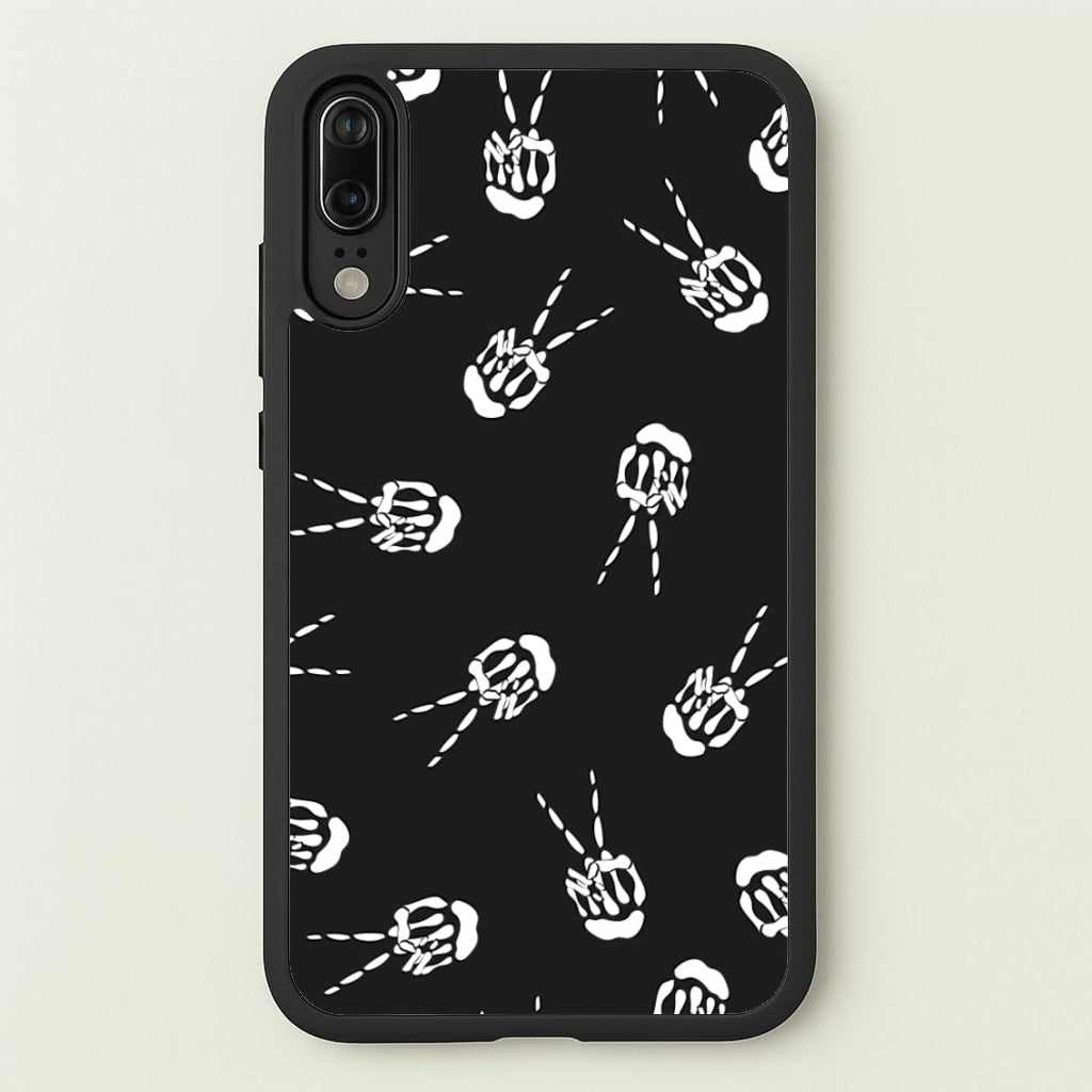 Skeleton Fingers - Halloween  - Halloween Phone Case for Huawei P20