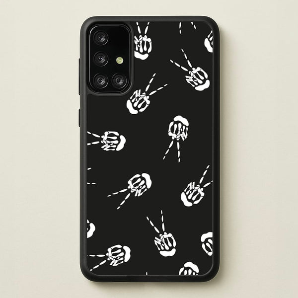 Skeleton Fingers - Halloween  - Halloween Phone Case for Galaxy A71