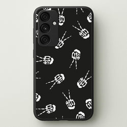 Skeleton Fingers - Halloween  - Halloween Phone Case for Galaxy A55