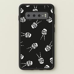 Skeleton Fingers - Halloween  - Halloween Phone Case for Galaxy S10
