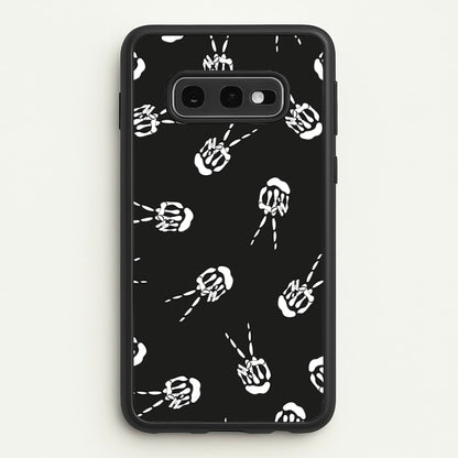 Skeleton Fingers - Halloween  - Halloween Phone Case for Galaxy S10e