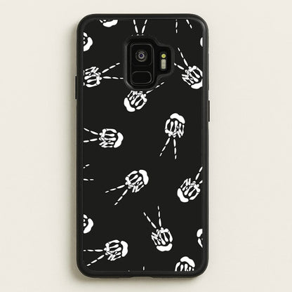 Skeleton Fingers - Halloween  - Halloween Phone Case for Galaxy S9