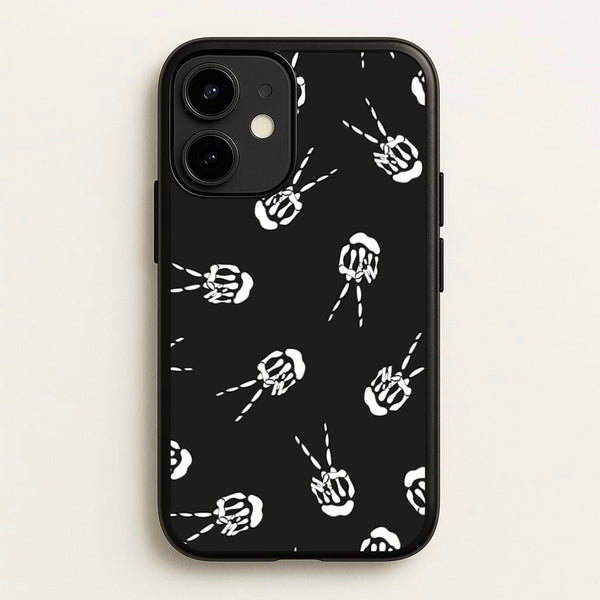 Skeleton Fingers - Halloween  - Halloween Phone Case for iPhone 12 / 12 Pro