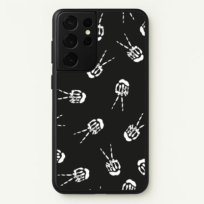 Skeleton Fingers - Halloween  - Halloween Phone Case for Galaxy S21 Ultra