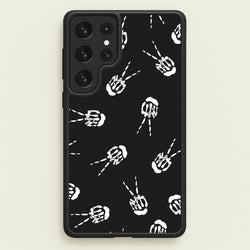 Skeleton Fingers - Halloween  - Halloween Phone Case for Galaxy S22 Ultra