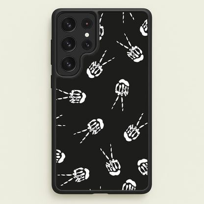 Skeleton Fingers - Halloween  - Halloween Phone Case for Galaxy S22 Ultra