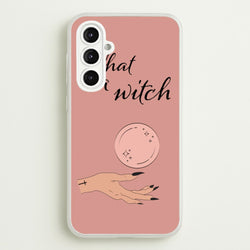 What A Witch - Halloween  - Halloween Phone Case for Galaxy A16