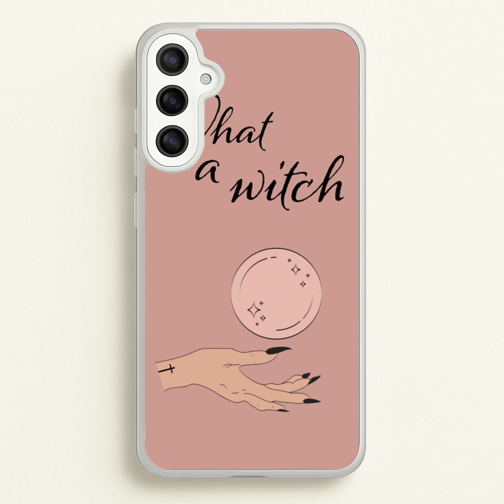 What A Witch - Halloween  - Halloween Phone Case for Galaxy A34