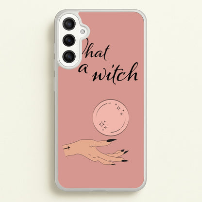 What A Witch - Halloween  - Halloween Phone Case for Galaxy A34