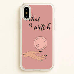 What A Witch - Halloween  - Halloween Phone Case for iPhone X / XS