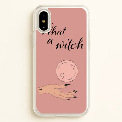 What A Witch - Halloween  - Halloween Phone Case for iPhone X / XS