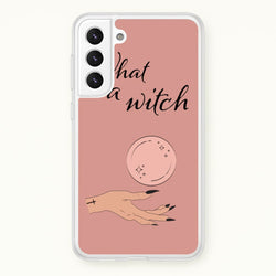 What A Witch - Halloween  - Halloween Phone Case for Galaxy S22
