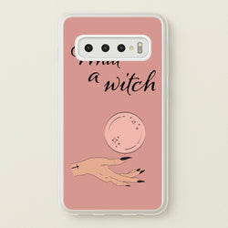 What A Witch - Halloween  - Halloween Phone Case for Galaxy S10