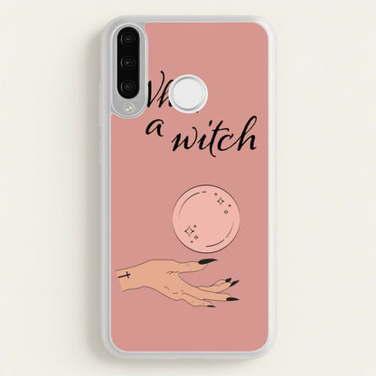 What A Witch - Halloween  - Halloween Phone Case for Huawei P30 Lite