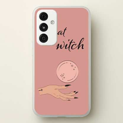 What A Witch - Halloween  - Halloween Phone Case for Galaxy A35