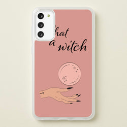 What A Witch - Halloween  - Halloween Phone Case for Galaxy S20FE